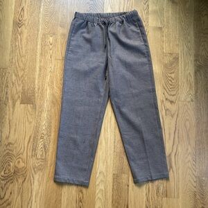 Babaton Brown Checkered Trousers